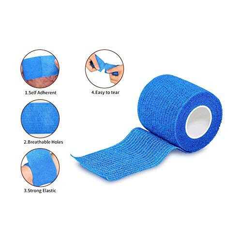 NT First Step Cohesive Bandage 5cm x 4.5m (White, Box of 6) 2