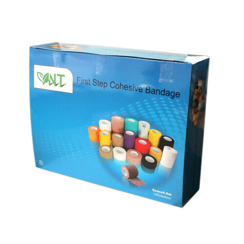 NT First Step Cohesive Bandage 5cm x 4.5m (White, Box of 6) 1