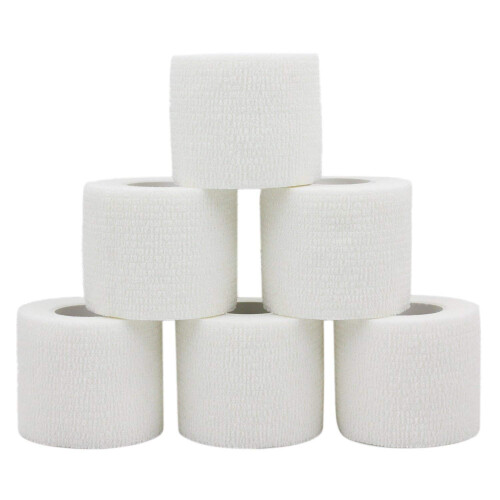 NT First Step Cohesive Bandage 5cm x 4.5m (White, Box of 6)