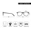 Arc 2 Pack Large Reading Glasses Black Blue Patterned Mens Womens RR66-13 +2.50 6