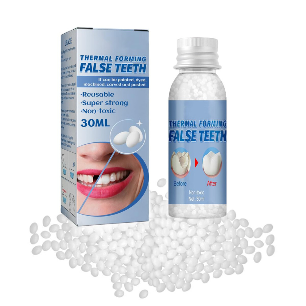 Ceonam Tooth Repair Kit - Temporary Teeth Replacement Kit For Temporary Restoration Of Missing & Broken Teeth Replacement Dentures, Diy Heat Fit Beadsâ¦