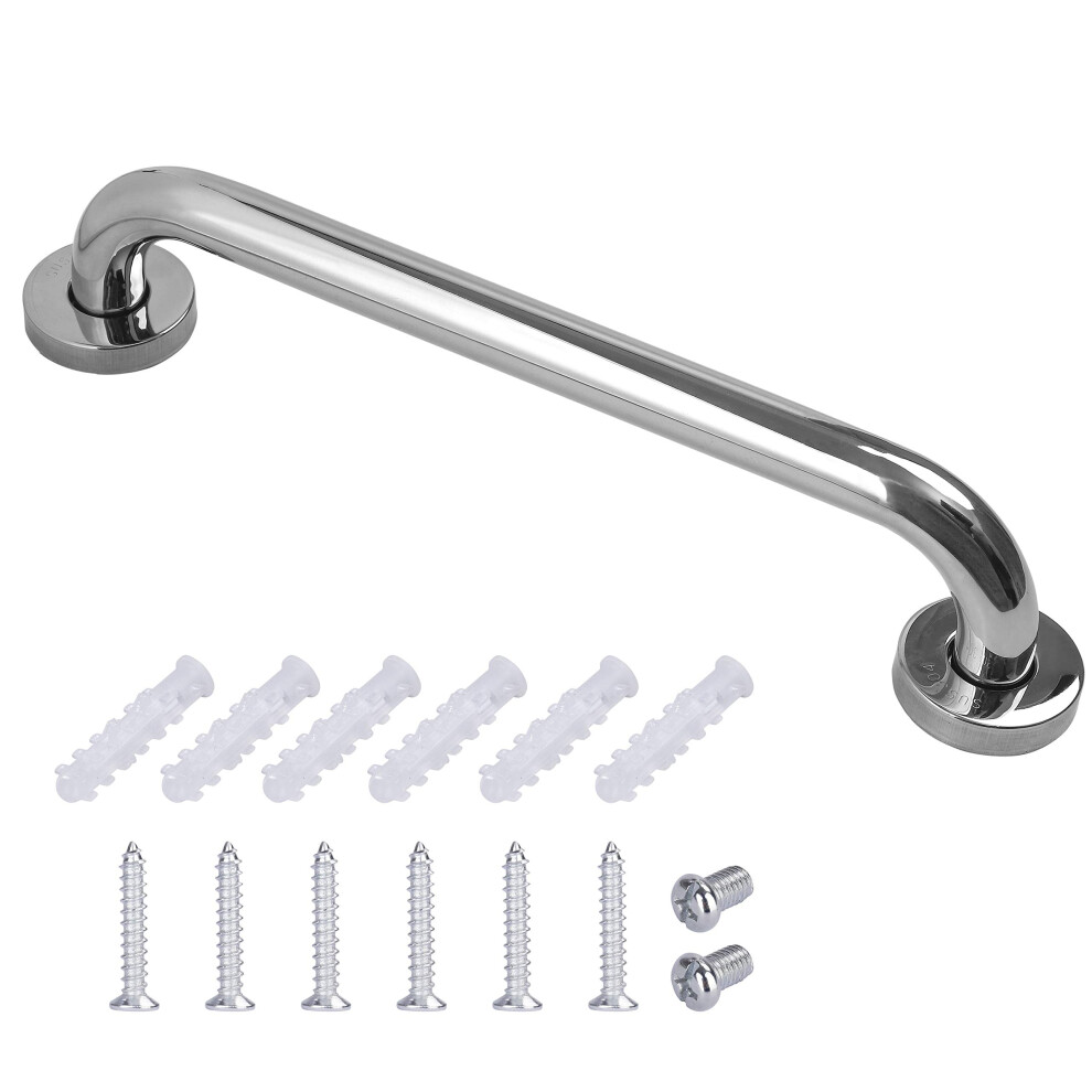 Mengh-Shop Bathroom Grab Bar Stainless Steel Bath Grab Shower Safety Handle Towel Holder For Kids Elderly Injured Bathroom Safety Aid 16 Inch/40Cm