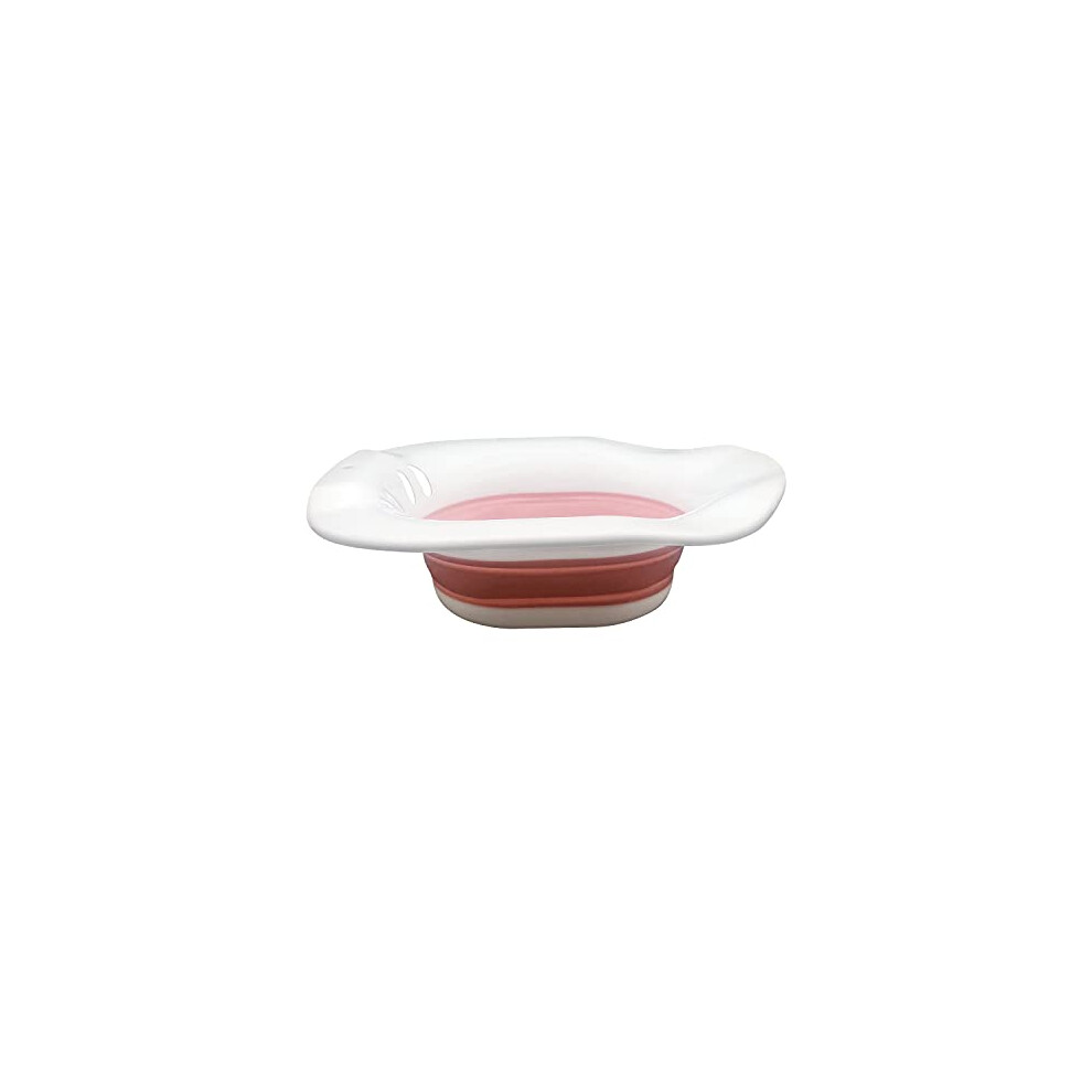 Funmi Foldable Sitz Bath For Toilet & Bidet For Use Over Toilet - Yoni Steam Seat Fits Universal Toilets And Commode - Collapsible Sitz Bath - Pink