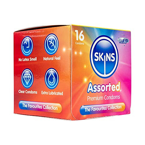 Skins SKINS - ASSORTED PREMIUM CONDOMS PACK 16 1