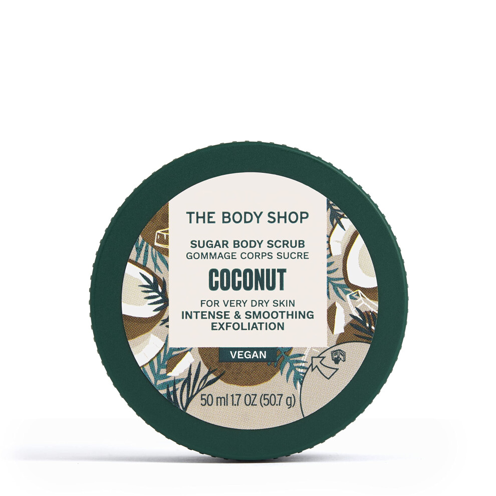 The Body Shop Cream Coconut Exfoliating Body Scrub 50Ml(Small)