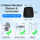 Rubber Ferrules for Zimmer Frames (4 Pcs), 28mm Heavy Duty Replacement Tips for Walkers, Commodes, Shower Chairs, Walking Sticks, Tool Free Rubber 2