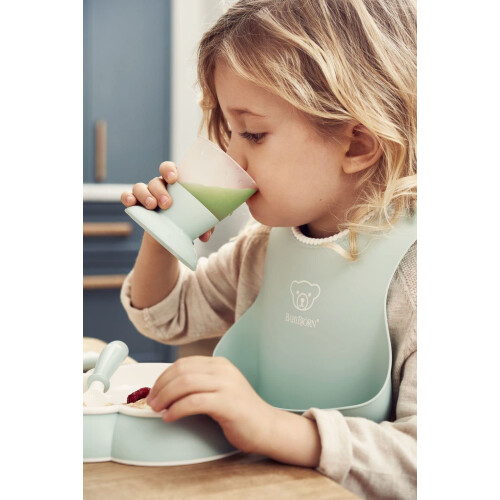BABYBJÖRN Baby Bib, 1-pack, Powder green 1