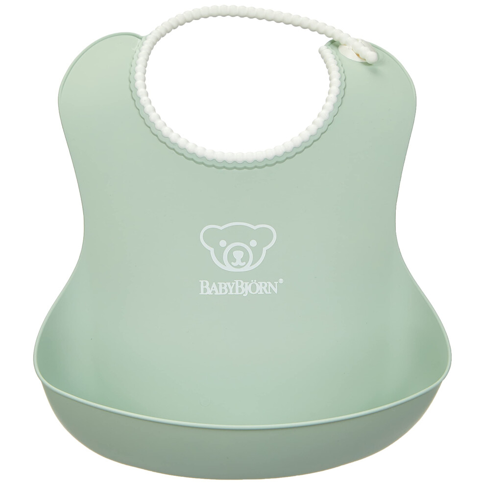 Baby Bib, 1-pack, Powder green