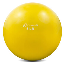 ProsourceFit painotetut toning-harjoituspallot Pilates-jooga-voimaharjoitteluun ja fysioterapiaan 2 lb - 8 lb värikoodattu