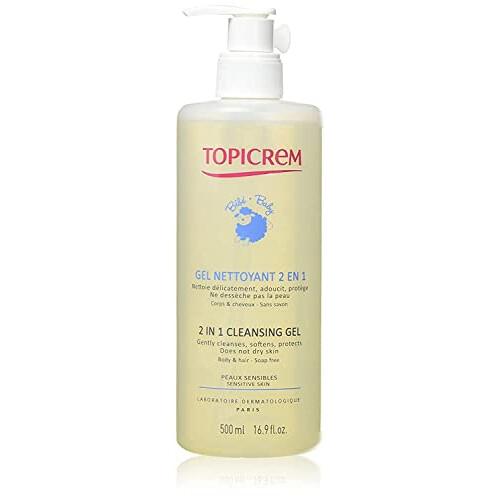 Topicrem Βιολογικό Gel Καθαρισμού 2 σε 1 500ml