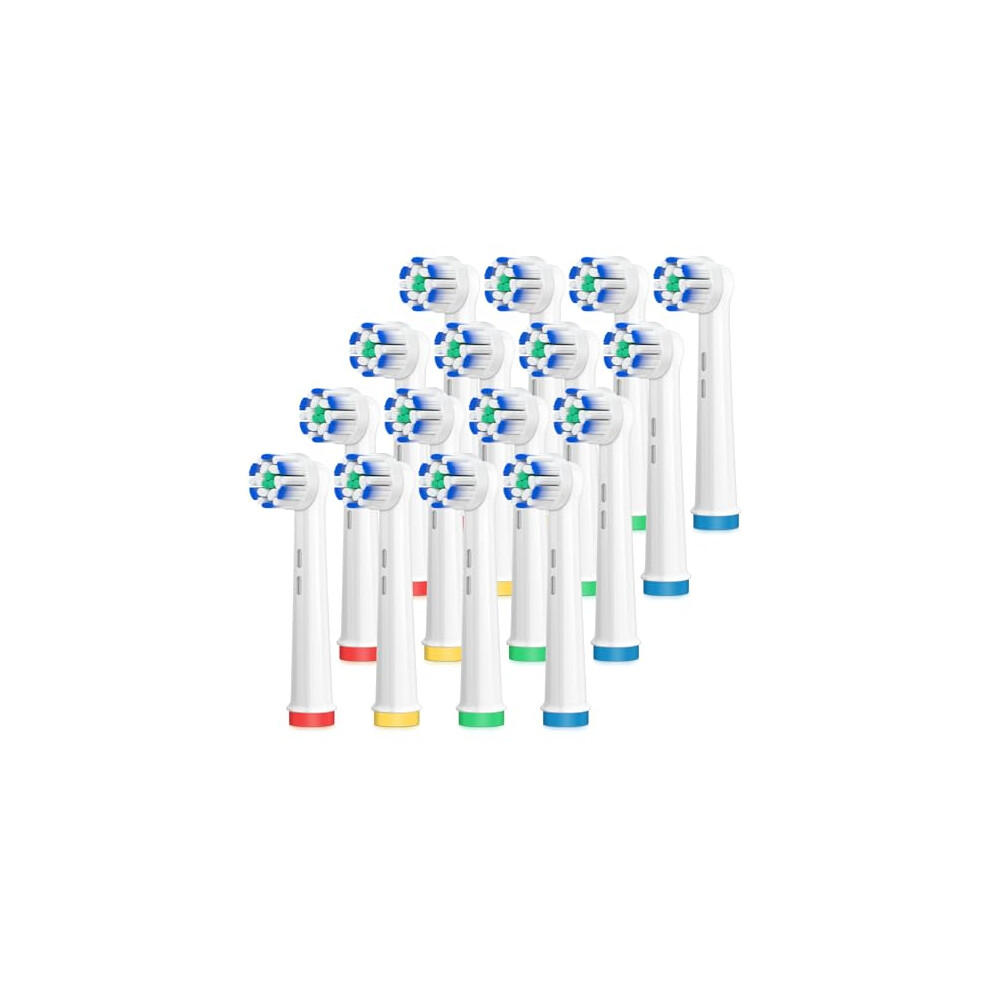 Replacement Toothbrush Heads for Oral B, 16 Pack Sensitive Toothbrush Heads, Ultra Thin Brush Heads Compatible with Oral B Professional