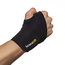 Adjustable Wrist Wrap by BraceUP for Men and Women - Workouts Wrist Band, Carpal Tunnel Compression Wrist Brace, Tendonitis Wrist Splint, Left Right