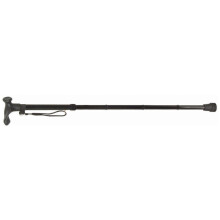 Left Handed Fold Down Adjustable Height Lightweight Walking Stick with Anti Slip Ferrule Foot to Aid Stability and Confidence when Walking Supplied