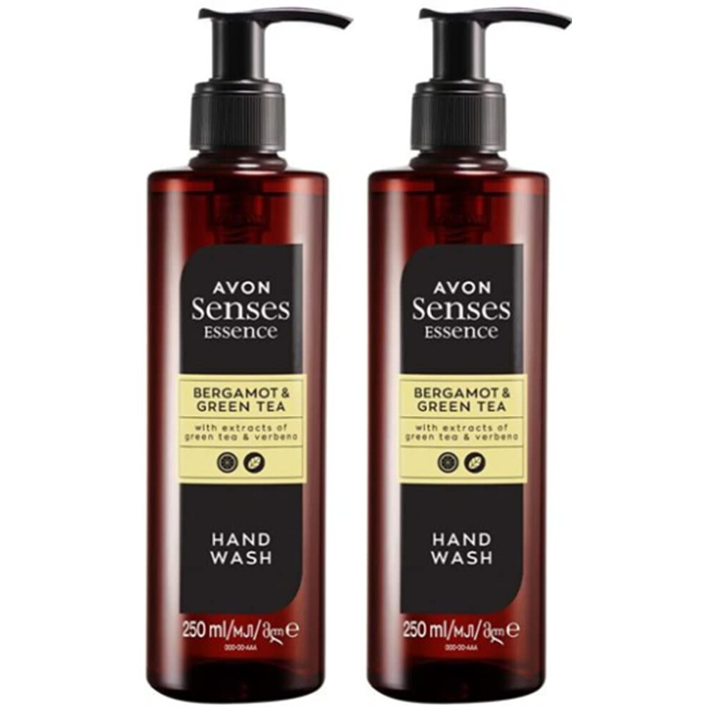 New Larger Size - Avon Senses Essence Bergamot & Green Tea Hand Wash - Sold By Ultimate Things