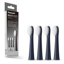 ER-6CT02 Wet and Dry Electric Toothbrush Head Replacement with Extra-fine Brush (x4), Compatible with MULTISHAPE Modular Personal Care System
