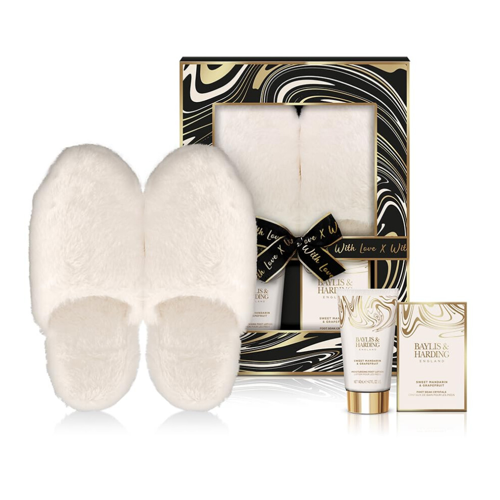 Sweet Mandarin & Grapefruit Luxury Slipper Gift Set