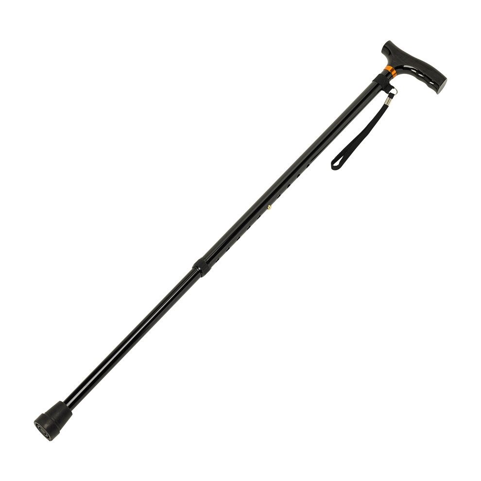 Homecraft Black Coloured Walking Sticks, Color, Walking Assisstant Device For Elderly, Handicapped, And Disabled Users, Adjustable Cane For Stability And