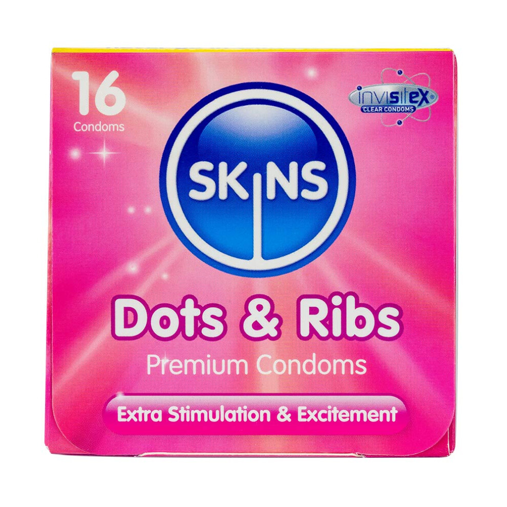 Skins Dots & Ribs 16 Pack Condoms
