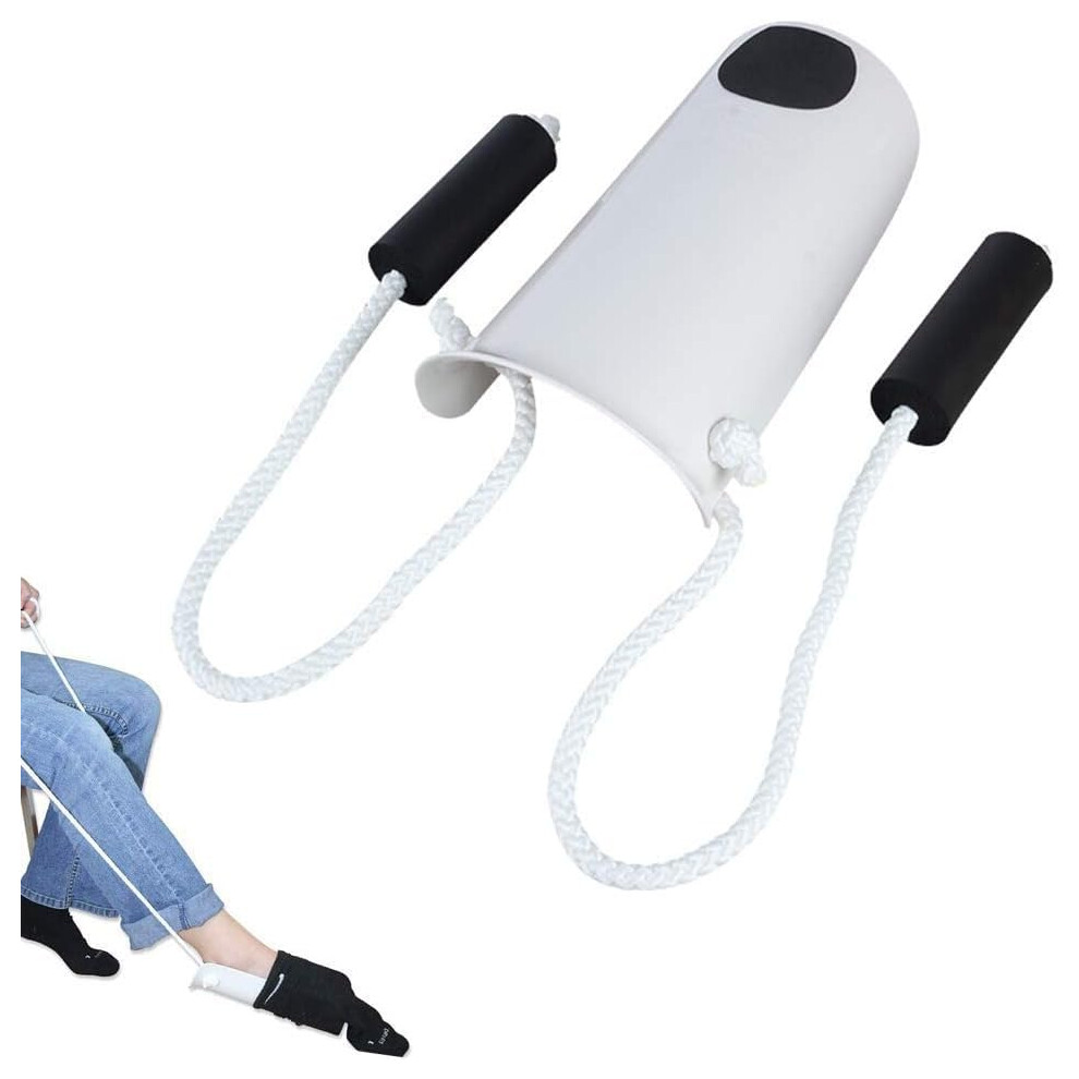 Sock Aid Wearing Assist Helper Device, Slider with Luxury Foam Handles, for Pregnant Women, Disabled, Diabetic, Sock Helper