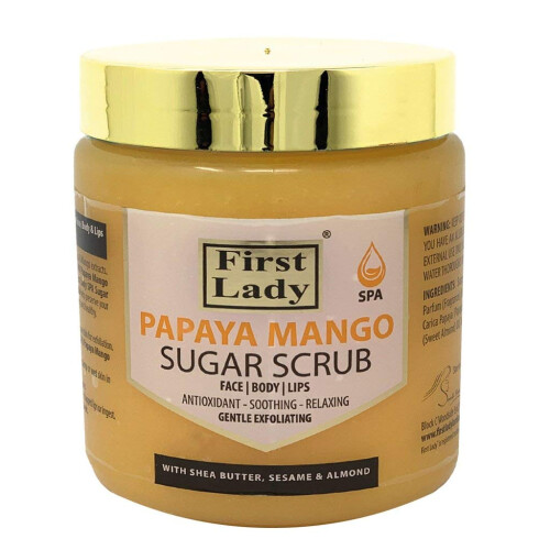 SPA Papaya Mango Sugar Scrub 500ml for Face, Body & Lips