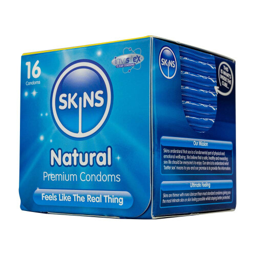 Skins SKINS - PACK DE 16 PRÉSERVATIFS NATURELS PREMIUM 1