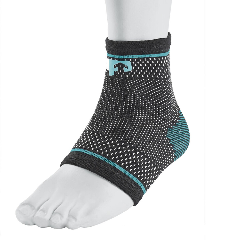 Ultimate Performance Ultimate Compression Elastic Ankle Support, Medium, Black/Blue Up5155m - Image 6