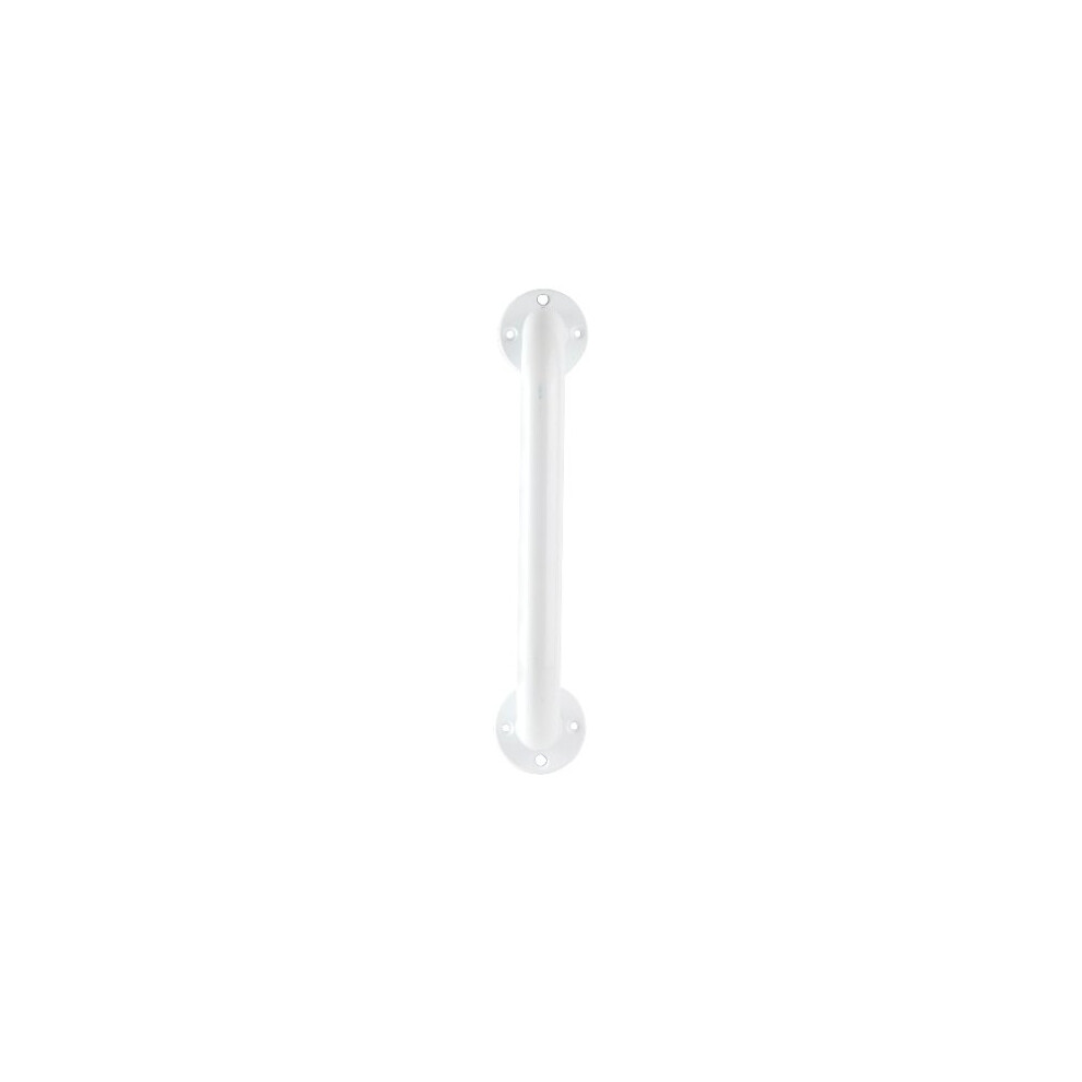 Straight Grab Bar, White, 300mm