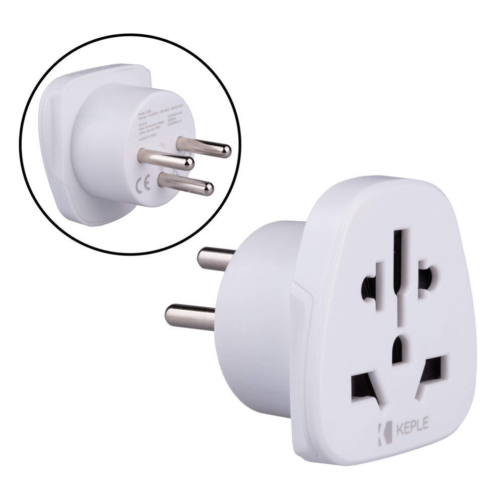 Israel Adapter Travel Type H Plug To Uk, Us Usa American, Aus Australia, Eu Europe European, Asia, China, Canada, Japan, Thailand, Ireland Adaptor 5056348891270