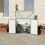 Steel Trash Can Recycle Bin Enclosure Storage Shed, Charcoal Black 3