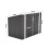 Steel Trash Can Recycle Bin Enclosure Storage Shed, Charcoal Black 8