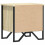 (Sonoma Oak) 2 Bedside Cabinets with Shelves Storage Side Table 6