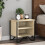 (Sonoma Oak) 2 Bedside Cabinets with Shelves Storage Side Table 11