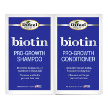 Difeel Pro-Growth With Biotin Shampoo & Conditioner Combo Packet