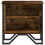 (Smoked Oak) 2 Bedside Cabinets with Shelves Storage Side Table 8