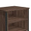 (Brown Oak) 2 Bedside Cabinets with Shelves Storage Side Table 6