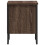 (Brown Oak) 2 Bedside Cabinets with Shelves Storage Side Table 8