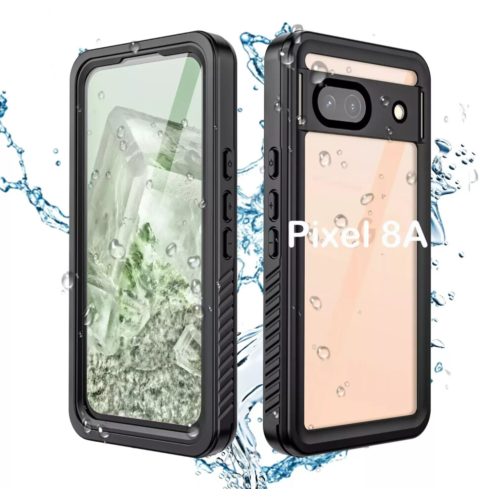 For Google Pixel 8A Waterproof Shockproof 360 Full Body Cover Case