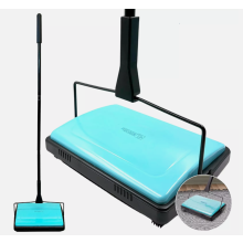 Carpet Sweeper Manual Cleaner Floor Cordless Duster Broom Pet Indoor