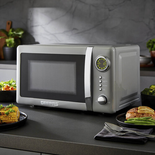 GEEPAS (Grey) Geepas Electric Kettle, Toaster & Microwave Set 2