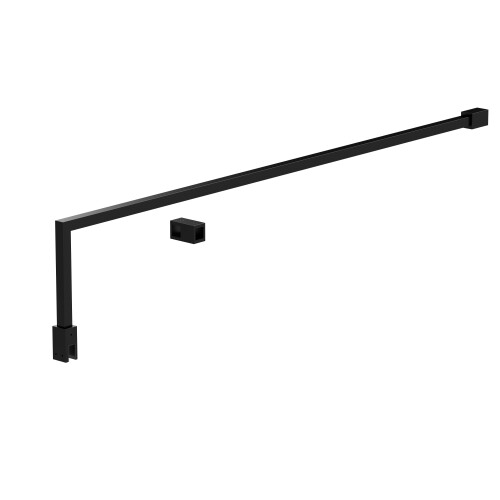 Balterley Wetroom Accessories Screen Support Bar Kit - Satin Black