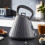 GEEPAS (Grey) GEEPAS Electric Kettle, Toaster & Microwave  Set 4