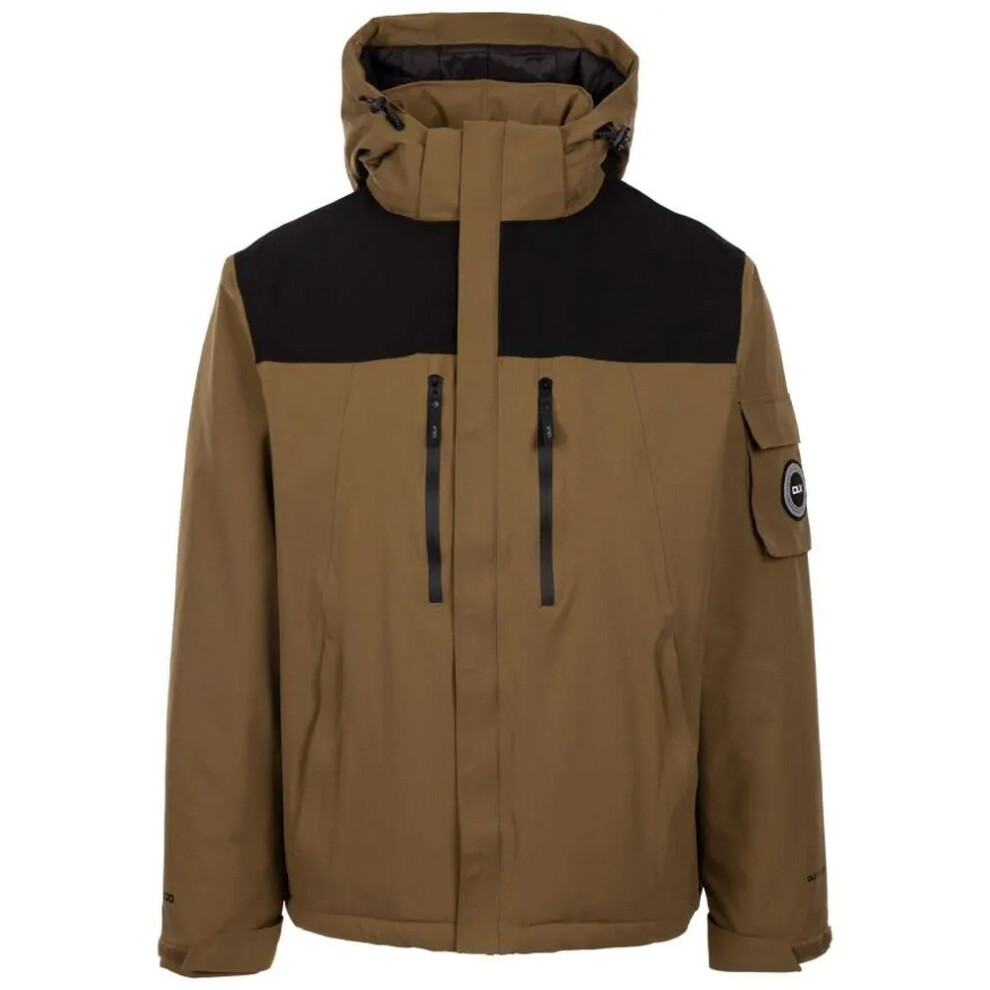 (S, Dark Olive) Trespass Mens Jenkins DLX Padded Jacket