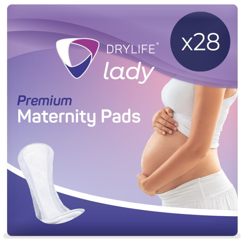 Drylife Lady Premium Maternity Pads with Adhesive Strip (1 Pack of 28)