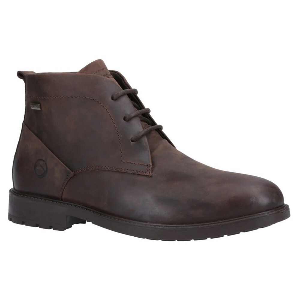 (12 UK, Brown) Cotswold Mens Beckford Leather Boots