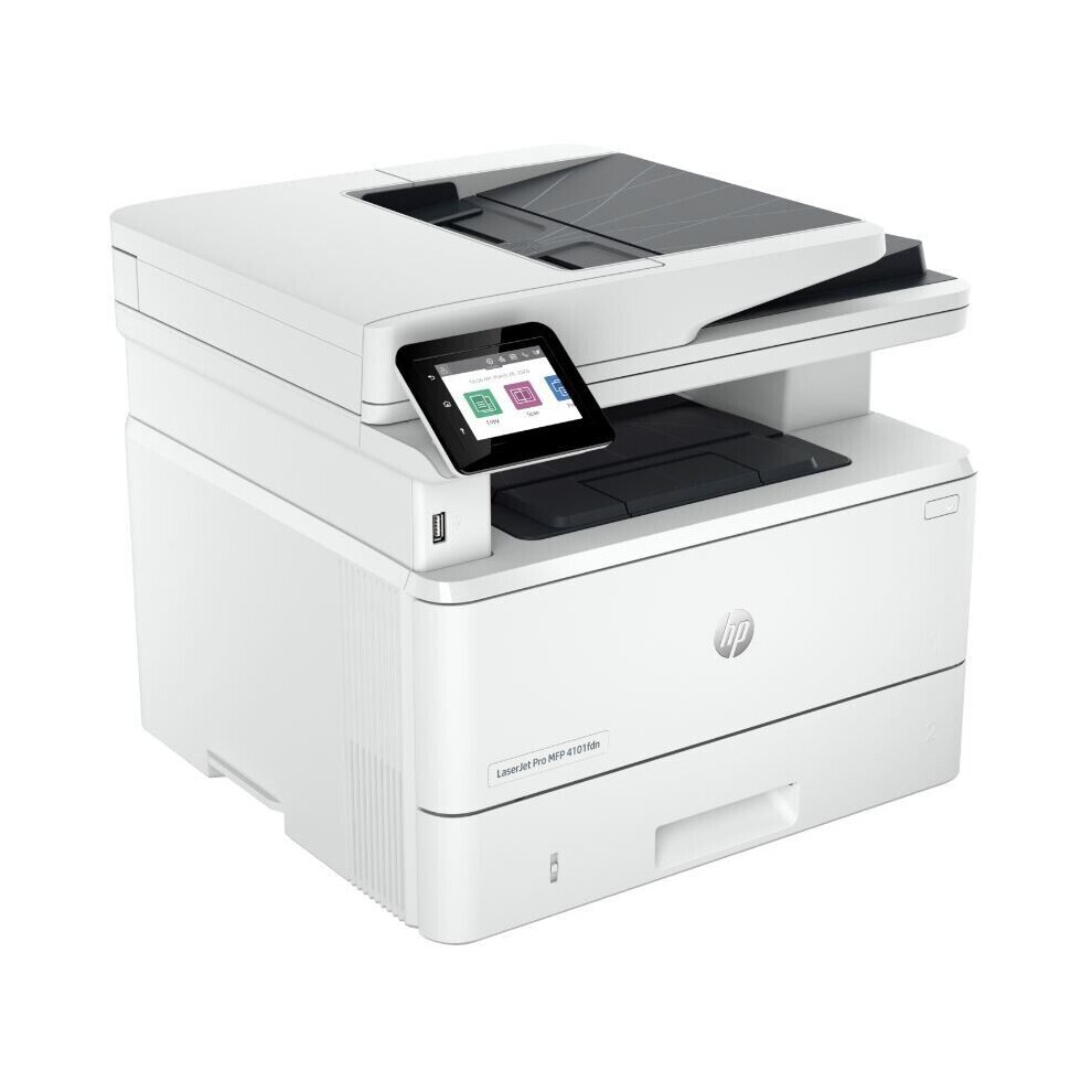 HP LaserJet Pro MFP 4101FDN 2Z618F Multifunction Scanner Copier Fax Printer Mono Laser