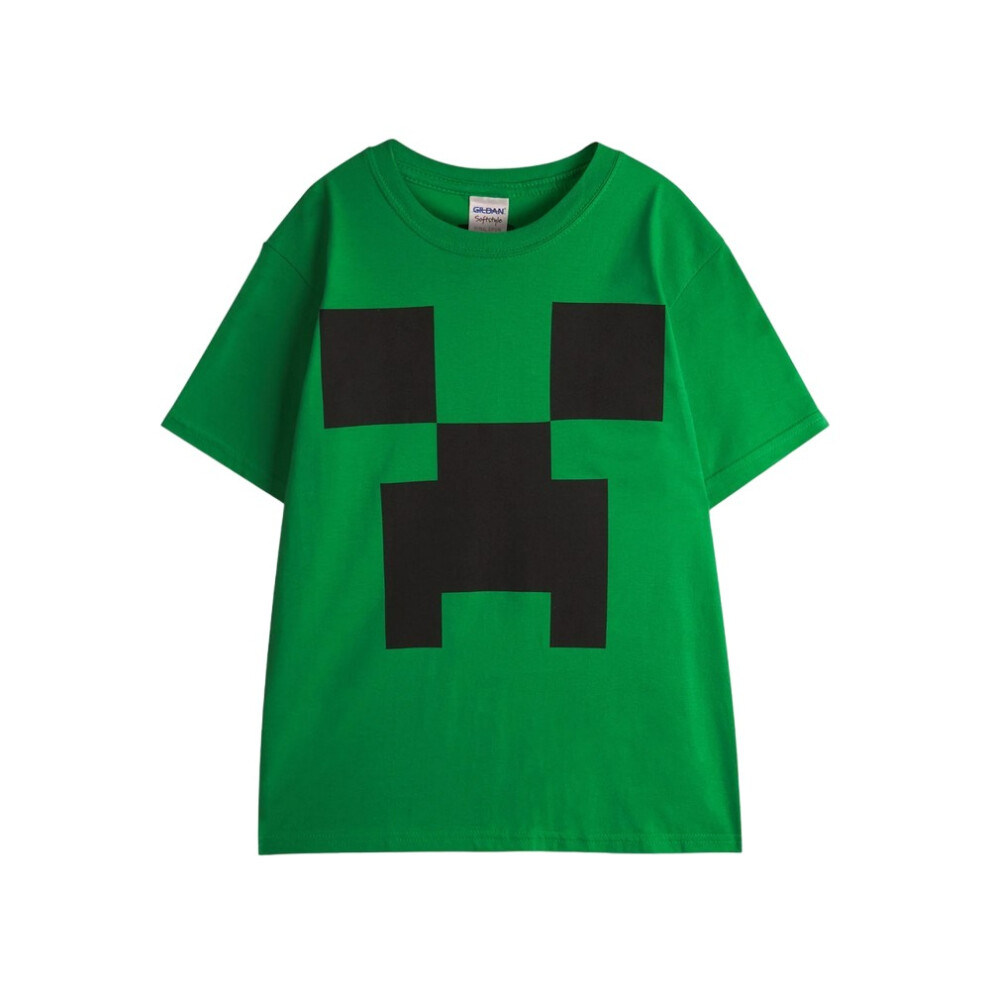 (5-6 Years, Black) Minecraft Boys Short-Sleeved T-Shirt