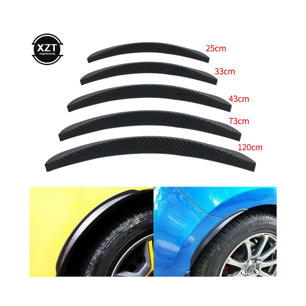 (2Pcs 25Cm) Universal Car Wheel Eyebrows Fender Flares Arch Mudguard Lip Body Kit 9486291561696