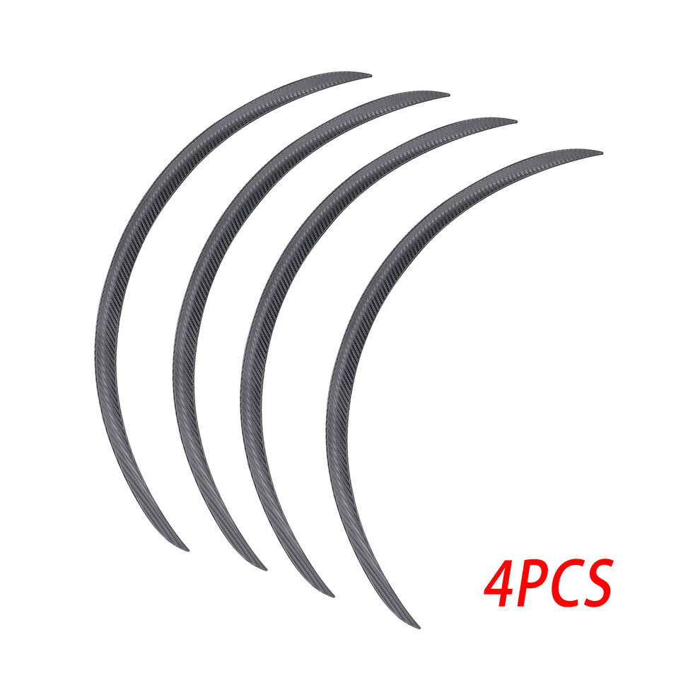 (4Pcs Carbon Fiber) 73Cm 29" Carbon Fiber Wheel Eyebrow Arch Fender Flares Cover Trim Mudguards 9486291564437
