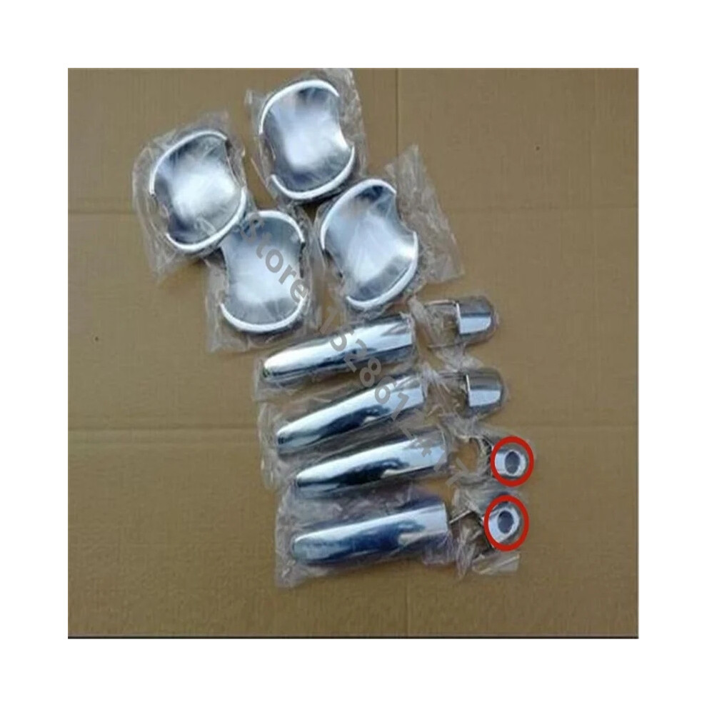 (5) Abs Chrome Door Handle Car Door Wrist Cover Trim For Hyundai Tucson 2005 9486291520099