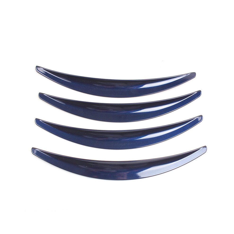 (Blue) 4Pcs/Set Car Wheel Eyebrow Arch Trim Side Fender Flare Strip For Tesla Blue 9486291564918